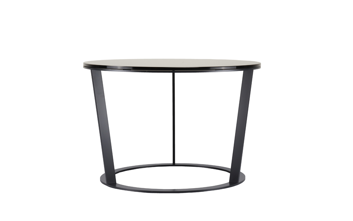 ② HUKLA フクラ カストール リビングテーブル S 荒っぽ ガラス サイド  